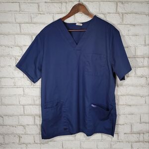 Scrub Solutions navy scrub top